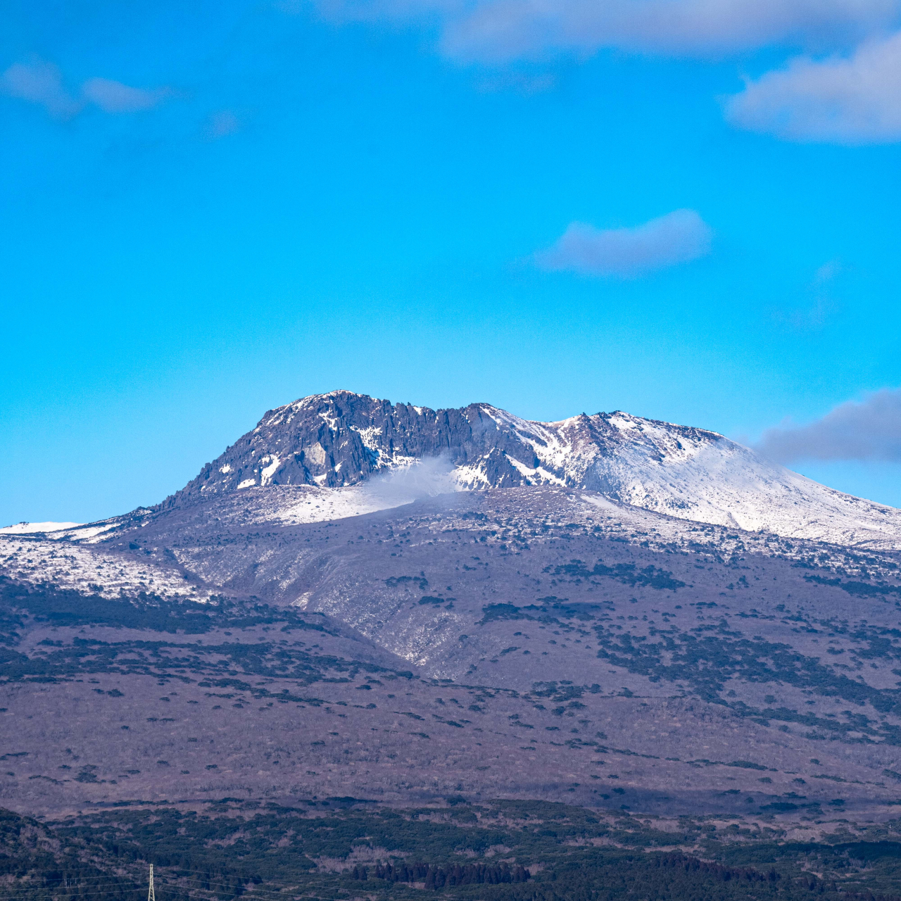 漢拏山 白鹿潭山峰